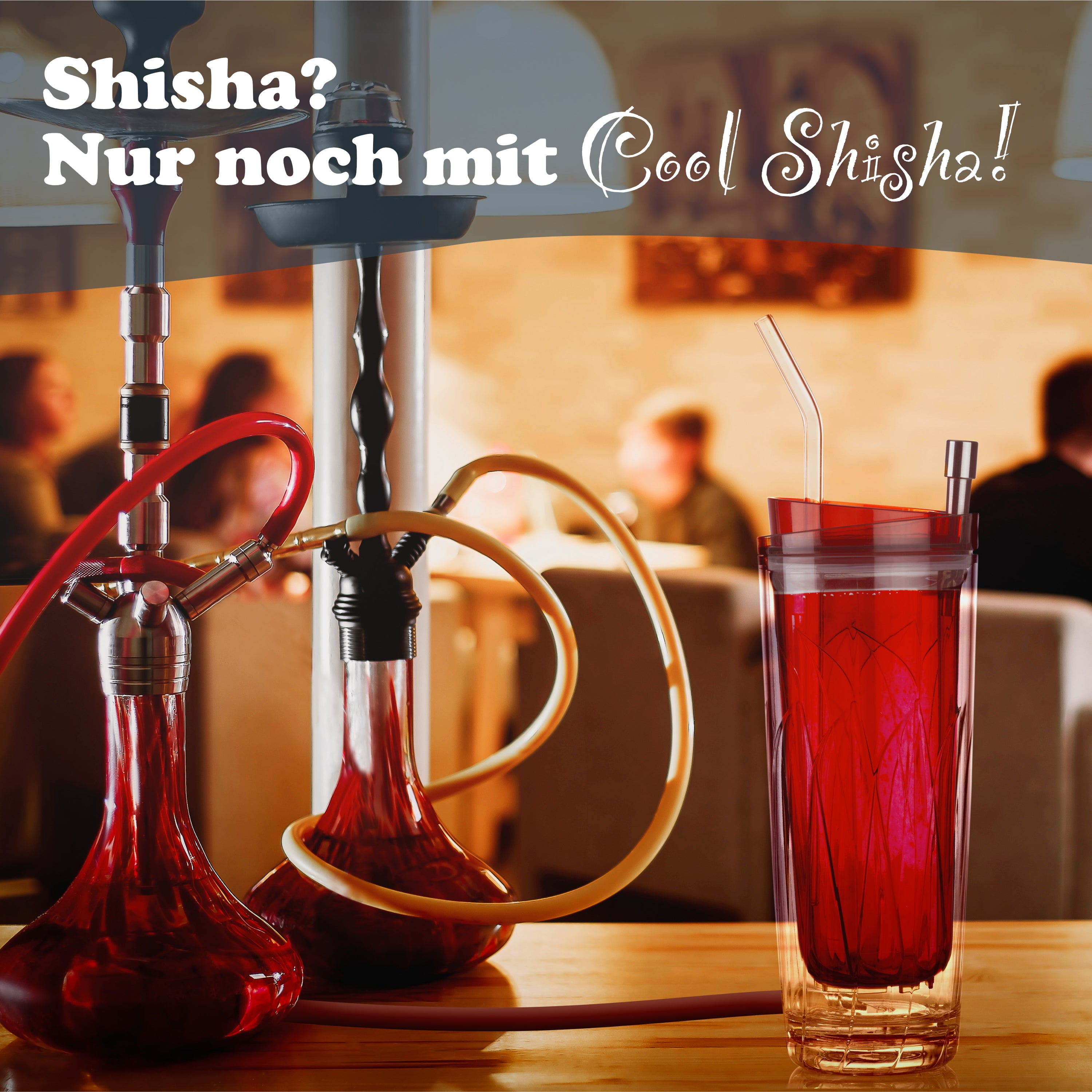 CoolShisha - Trinkgefäß zur Kühlung des Shisha-Rauches